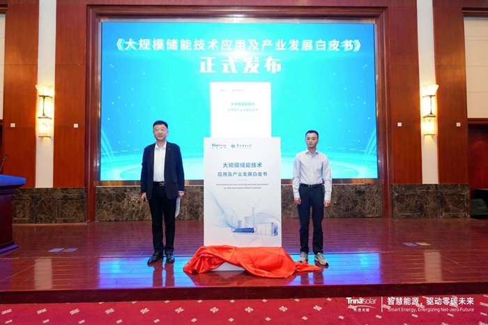 天合储能携手华北电力大学发布《大规模储能技术应用及产业发展白皮书》，共探能源变革新路径